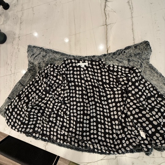 CAbi Gray Faux Fur Jacket - Picture 13 of 13